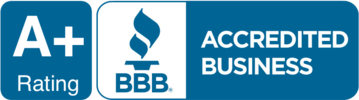 A+ BBB Accredited Business logo.